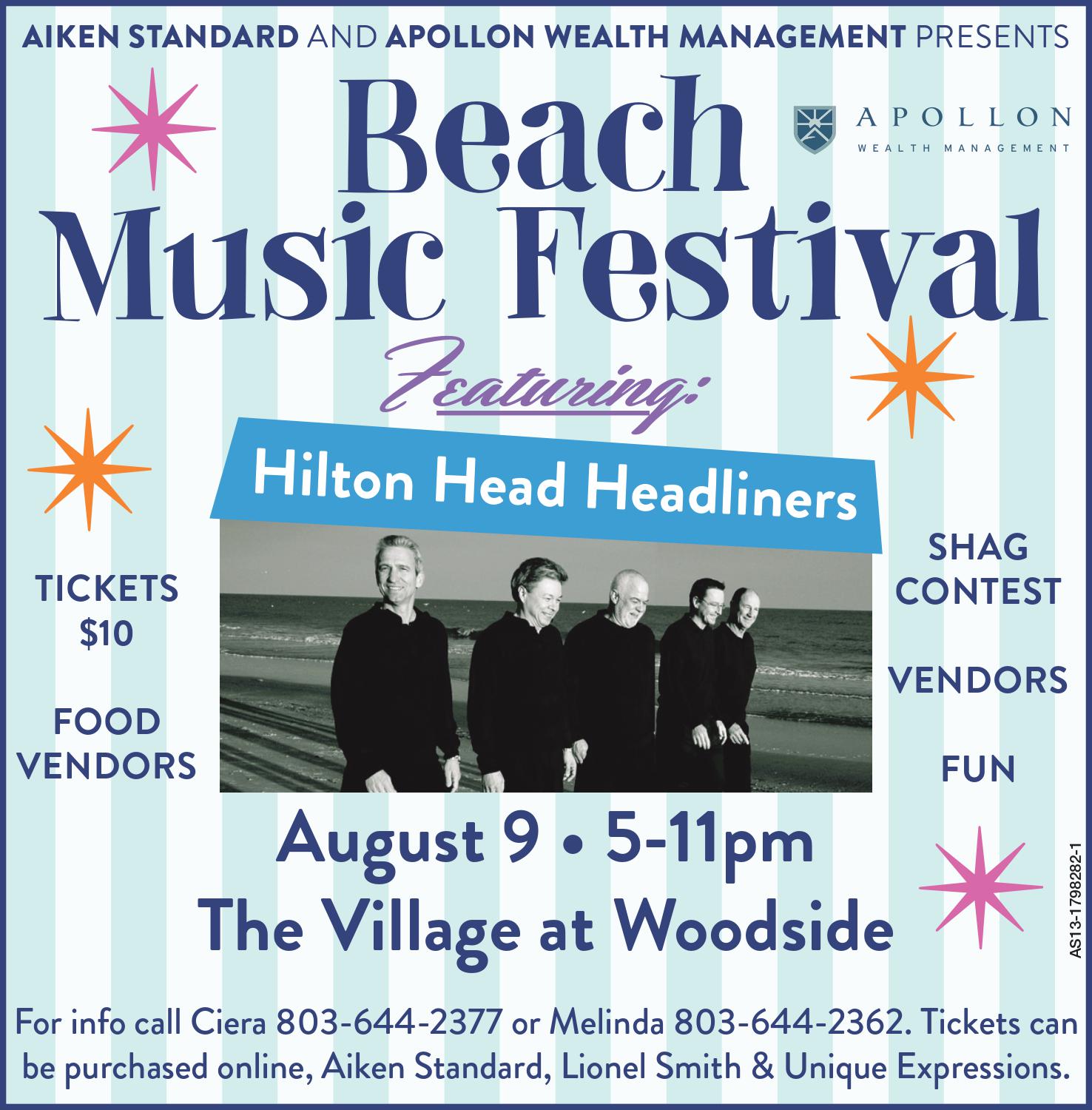 Beach Music Festival Feat Hilton Head Headliners Woodside