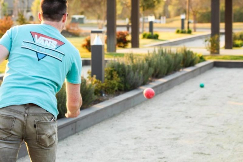 Bocce Ball game 