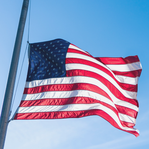 Memorial Day American flag